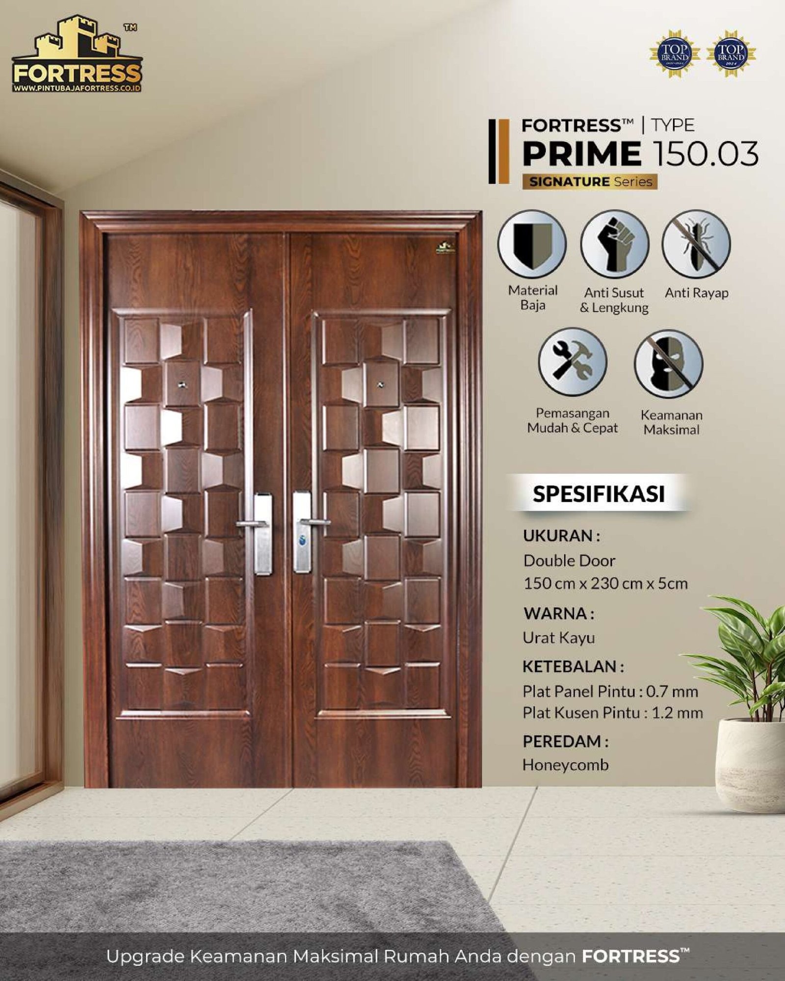 Prime 03 double urat kayu