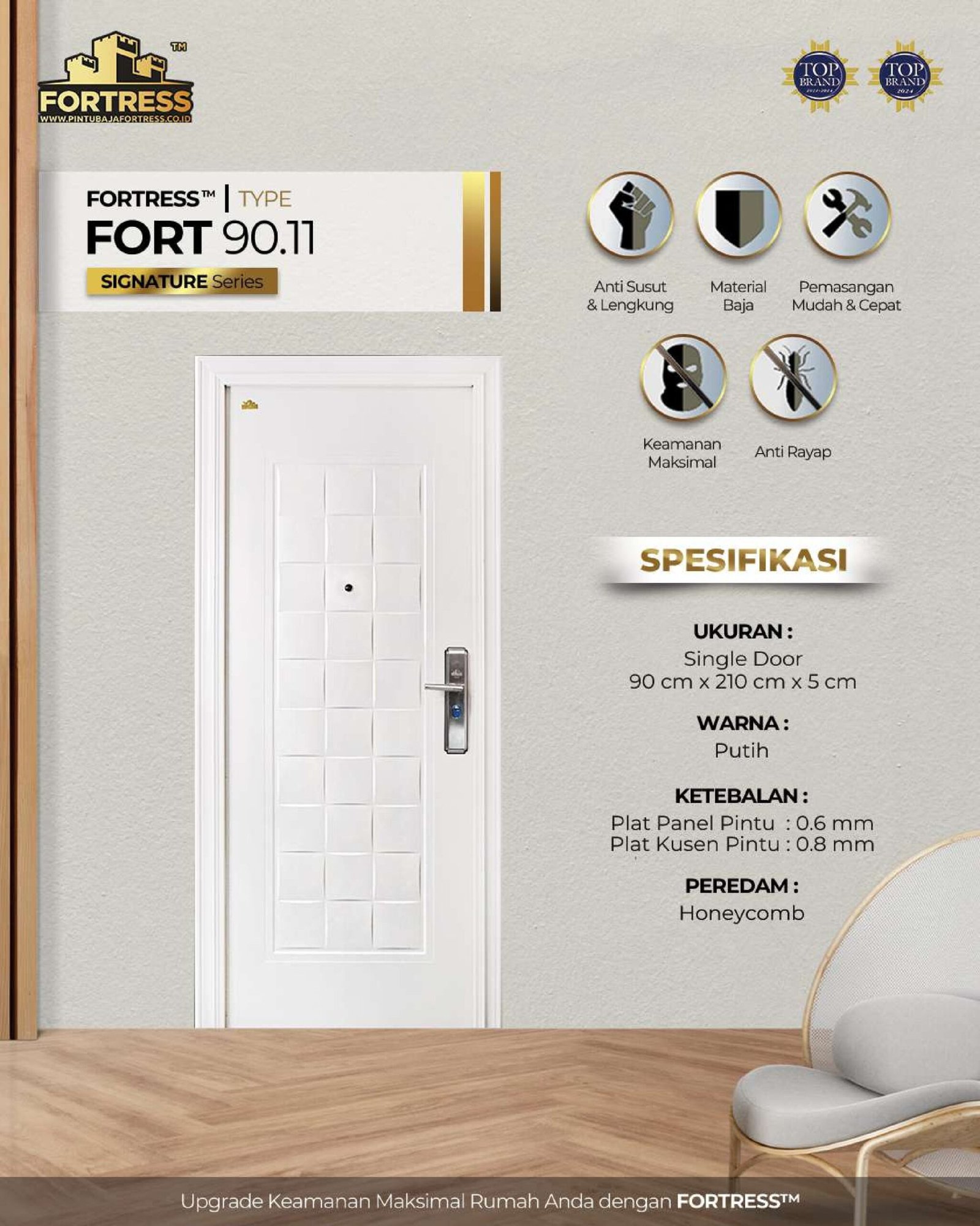 fort 11 single white