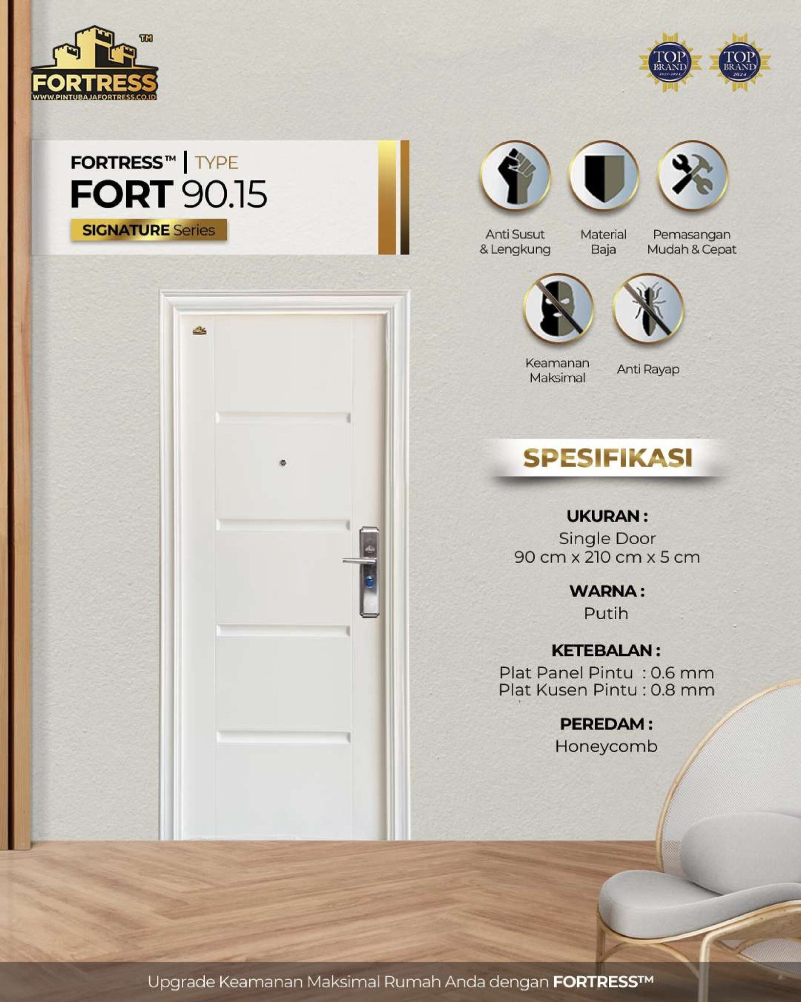 fort 15 single white