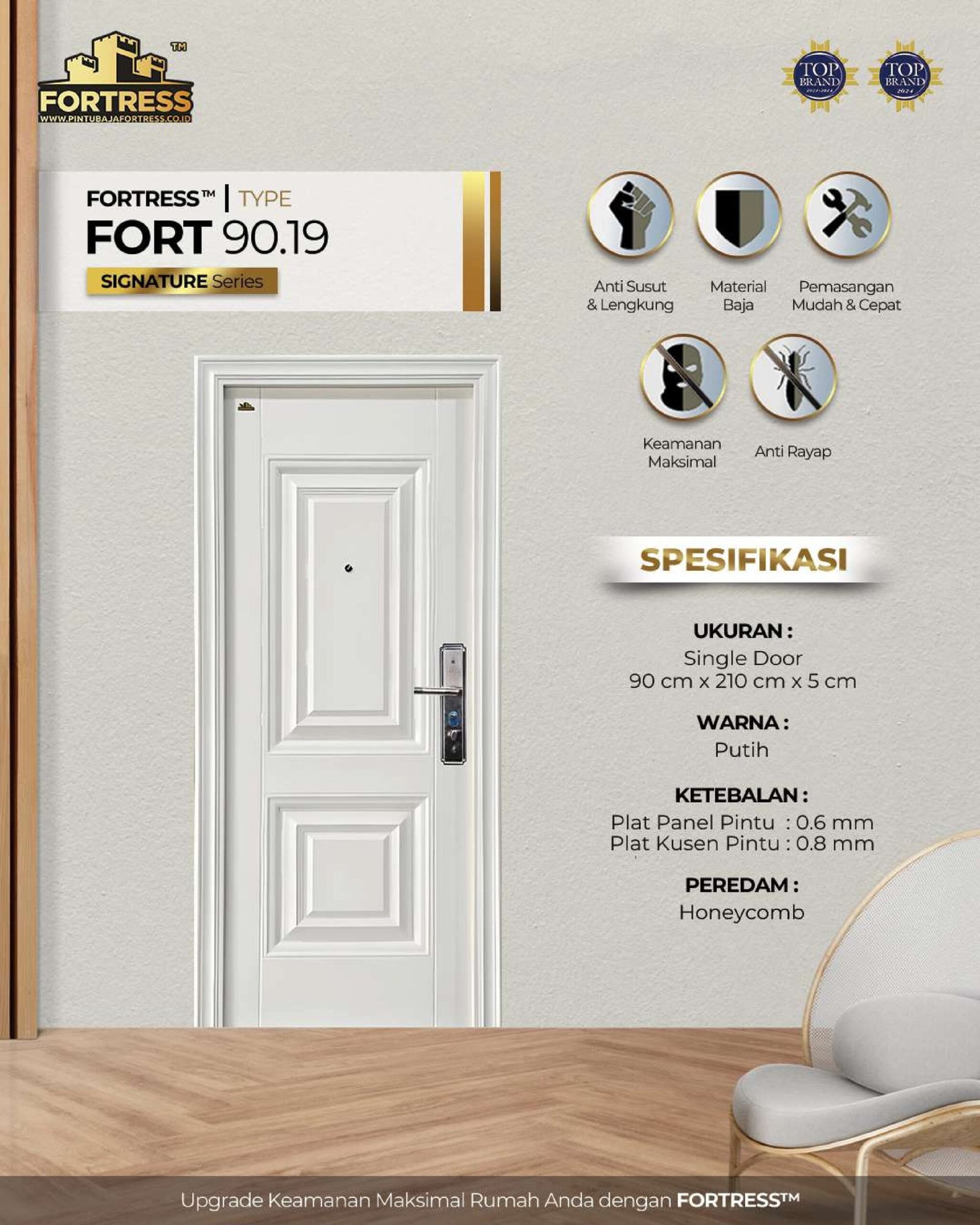 fort 19 single white