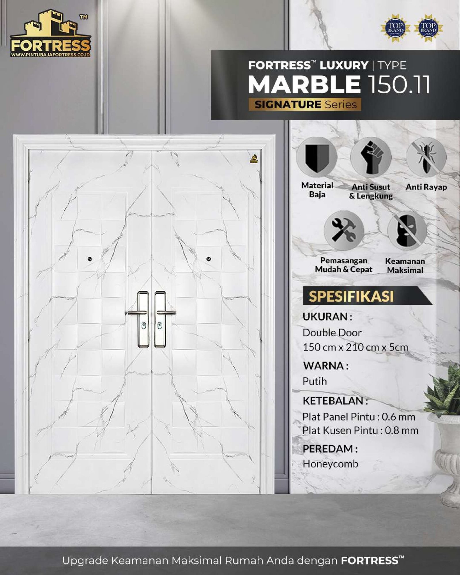 marble 11 double white